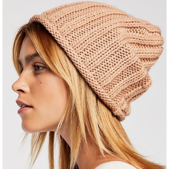 Free People Accessories - Free People Rory Ribbed Beanie - Rose